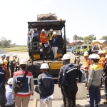 Tingkatkan Kompetensi Pekerja, HKA Gandeng Sumitomo Gelar Pelatihan Alat Berat Asphalt Finisher