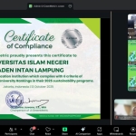 UIN Raden Intan Lampung Pertahankan Predikat Kampus Berkelanjutan Versi UI GreenMetric 2025