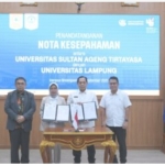 Unila dan Untirta Perkuat Kerjasama Tridharma Serta Pengembangan SDM