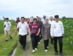 Rektor Unila dan Wamen Sains Teknologi Tinjau Lokasi Pembangunan Sekolah Garuda di Lampung