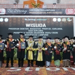 674 Mahasiswa Diwisuda, Unila Tegaskan Komitmen Cetak Lulusan Berdaya Saing Global