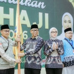 Gubernur Lampung Lepas Jemaah Haji Kloter 7 Asal Bandar Lampung, Tekankan Makna Spiritual dan Kebersamaan