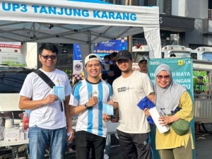 PLN UP3 Tanjung Karang Jemput Bola di CFD, Promo “Power Up Real” Diserbu Warga
