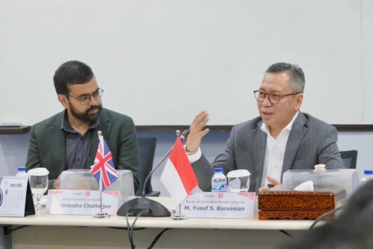 Kampus Top Inggris Cardiff University Jajaki Kolaborasi Strategis dengan Universitas Bandar Lampung