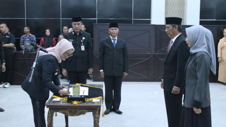 Pasca Iduladha, Bupati Lampung Timur Lantik Sejumlah Pejabat Eselon II