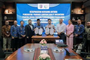 Pemprov Lampung dan PT. Nusantara Plastik Energi Kerjasama Pengolahan Sampah