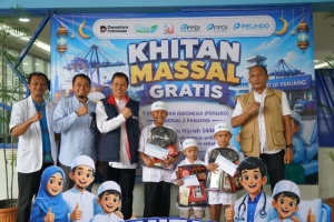 Pelindo Regional 2 Panjang Khitan Gratis 156 Anak, Wujud Nyata Kepedulian kepada Masyarakat