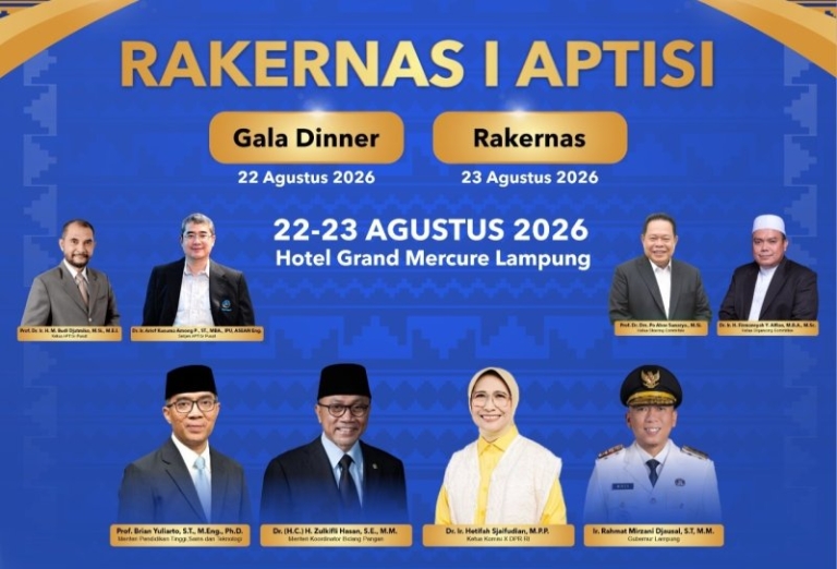Rakernas I APTISI di Lampung, Perkuat Kolaborasi Perguruan Tinggi Swasta Menuju Indonesia Emas 2045