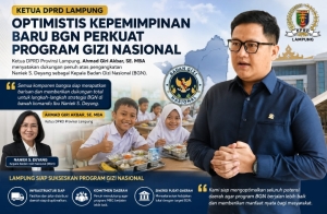 Naniek S. Deyang Jabat Kepala BGN Baru, Ini Respon Ketua DPRD Lampung Ahmad Giri Akbar