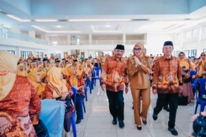 Wagub Jihan Hadiri HUT PWRI ke-64, Usia Boleh Bertambah, Semangat Mengabdi Tak Pernah Pudar