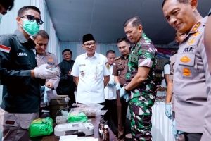Polda Lampung Musnahkan Barang Bukti: Mengawal Harapan, Memutus Mata Rantai Narkotika