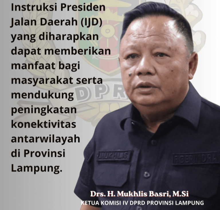 Komisi IV DPRD Lampung Apresiasi Pembangunan 15 Ruas Jalan Program IJD, Dorong Konektivitas dan Pertumbuhan Ekonomi