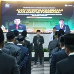 Lantik 55 Kepala Madrasah, Kakanwil Kemenag Lampung: Kepala Madrasah Tetaplah Seorang Guru