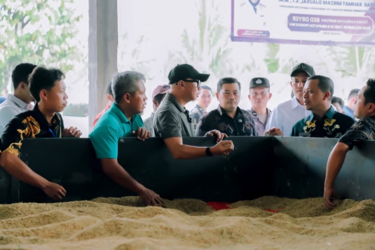 Dari Gabah Basah Menuju Beras Bernilai, Bed Dryer Hidupkan Hilirisasi Desa di Pringsewu