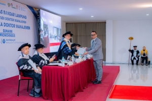Suhaimi Jadi Doktor Keempat UBL Lewat Riset Pariwisata Bahari