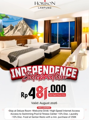 Horison Lampung Hadirkan Promo Kemerdekaan, Tarif Menginap Mulai Rp481 Ribu