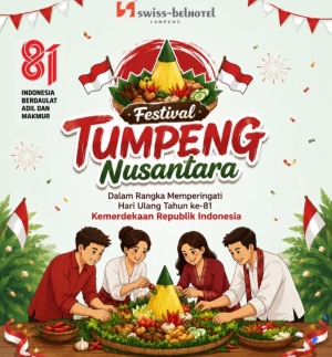 Festival Tumpeng Nusantara di Swiss-Belhotel Lampung, Rayakan Semangat Kemerdekaan dengan Cita Rasa Tradisional