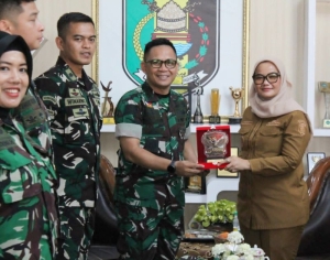 Bupati Ela Terima Silaturahmi Siswa Seskoad 2026, Perkuat Kolaborasi Cegah Karhutla di Lampung Timur