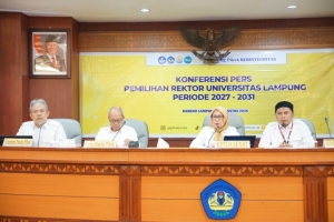 Unila Buka Pendaftaran Bakal Calon Rektor 2027–2031, Senat Pastikan Proses Transparan dan Berintegritas