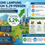Ekonomi Lampung Tumbuh 5,29 Persen, Industri Gula dan Singkong Jadi Penopang