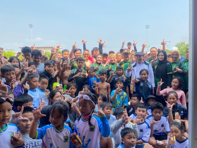Lampung Fun Swimming Festival 2026 Diikuti 1.400 Peserta, Wulan Mirza Dorong Anak Tumbuh Sehat dan Berprestasi