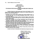 Imbas Abu Vulkanik Gunung Anak Krakatau, Gubernur Lampung Terbitkan SE Belajar Daring Selama 2 Hari