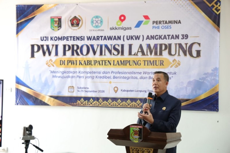PWI Lampung-PHE OSES Gelar UKW Madya Angkatan ke-39 di Lampung Timur