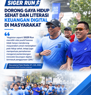 SIGER Run 2026 Padukan Olahraga dan Literasi Keuangan Digital