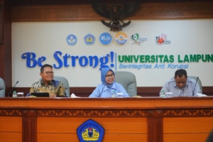 Rektor Unila Tekankan SPMI Jadi Instrumen Utama Bangun Budaya Mutu Berkelanjutan