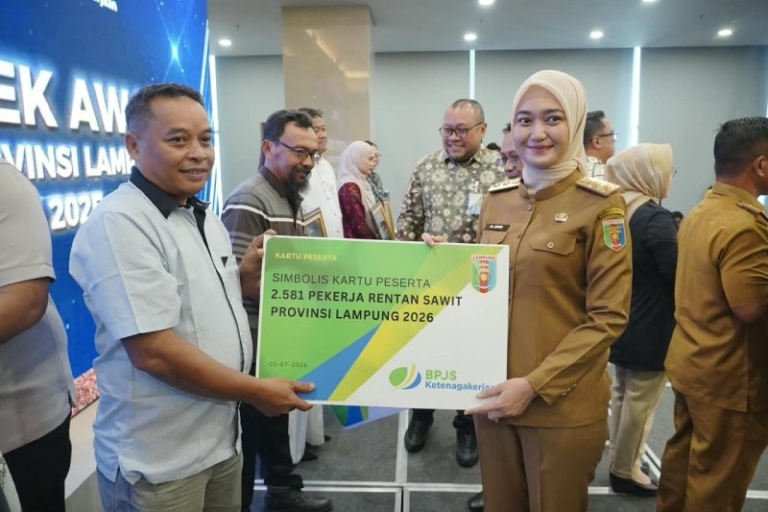 Di Balik Jamsostek Award, Ikhtiar Melindungi Pekerja Rentan Lampung