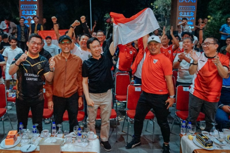 Indonesia Juara FIFA ASEAN Cup 2026, Pemprov Lampung Rayakan Kemenangan Lewat Nobar