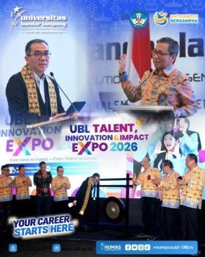 Mendiktisaintek Buka UBL Expo 2026, Apresiasi Inovasi Mahasiswa dan Dosen