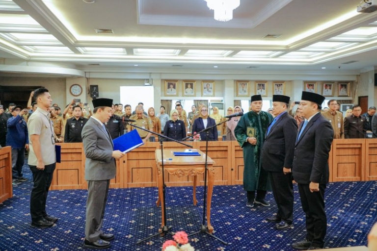 Lukman Pura Kembali Jabat Direktur RS Abdul Muluk, Gadriyanto Abung Dilantik sebagai Kasat Pol PP