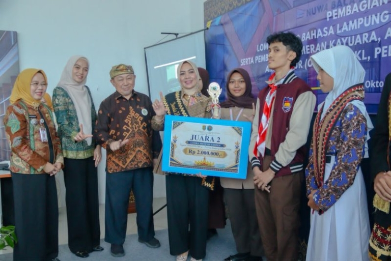 Pameran Kayu Ara dan Lomba Literasi, Batin Wulan Dorong Generasi Muda Cintai Budaya Lampung
