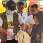 Jemput Bola hingga Sembilan Dusun, Karantina Lampung Vaksinasi 149 Hewan Cegah Rabies