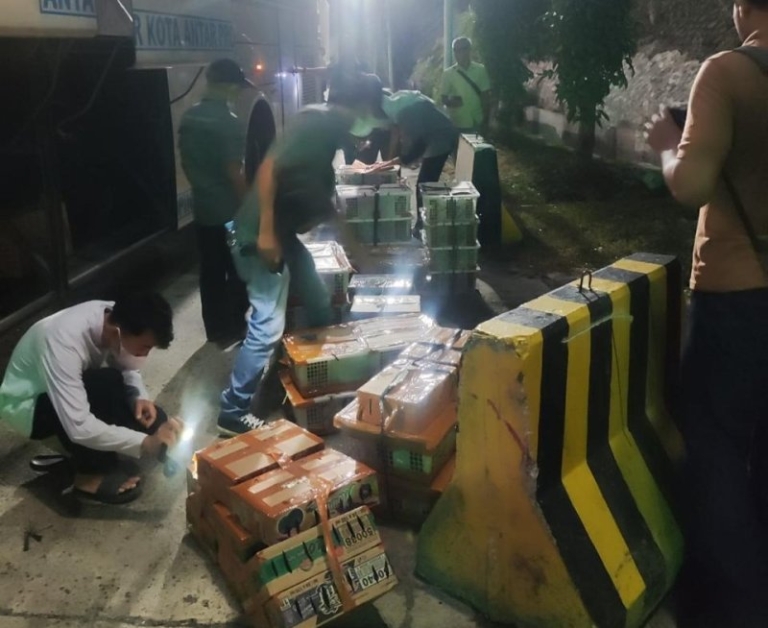 1.689 Ekor Burung Tanpa Dokumen Diamankan di Bakauheni, 57 Ekor Satwa Dilindungi