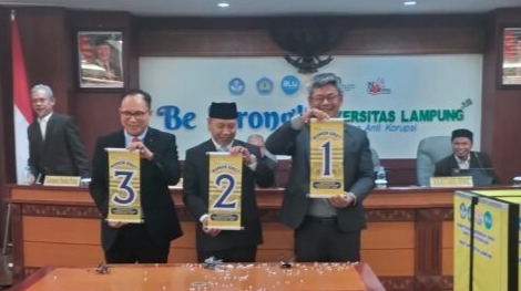 Budiyono, Warsito, dan Asep Sukohar Lolos Tiga Besar Calon Rektor Unila 2027–2031